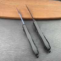 Couteau de chasse personnalisable en acier 8cr3mov avec micro-technologie, manche en alliage de zinc, couteau de poche pliable pour la chasse en plein air, idéal pour les cadeaux