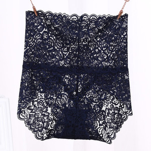 Braguitas de Encaje para Mujer, Cintura Alta, Sexy, Transparentes, Tanga, Talla Grande, Caderas, Abdomen, Sin Costuras, Antibacterianas, Transpirables, de Algodón Puro - Product Image 5