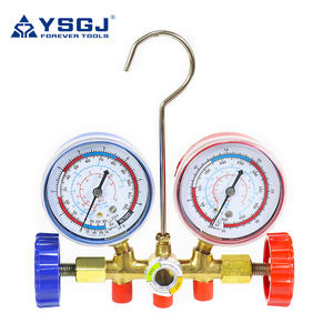 Jeu de jauges de collecteur numériques <span class=keywords><strong>pour</strong></span> le <span class=keywords><strong>diagnostic</strong></span> de la pression de climatisation <span class=keywords><strong>pour</strong></span> l'atelier de réparation automobile <span class=keywords><strong>Garage</strong></span> China Factory Sale - Product Image 3