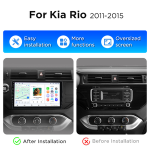 Radio Estéreo Android Auto Junsun para CarPlay Inalámbrico, Navegación Android Auto para Kia K3 RIO 2011-2015, Autoradio Multimedia para Auto - Product Image 2