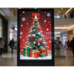 Módulo LED RGX SMD a Todo Color, Pantalla LED de Alta Definición para Decoración Navideña de Ventanas, Pantalla LED P2.5 de 960*2880mm para Centros Comerciales - Product Image 1