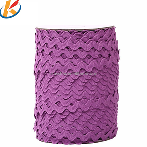 Cinta de Jacquard 100% Poliéster con Diseño de Zig Zag de 8mm, Ribete de Encaje Suave para Vestidos y Bolsos, Disponible <span class=keywords><strong>en</strong></span> 31 Colores y 5mm de Ancho - Product Image 5