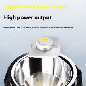 مصباح يدوي قابل لإعادة الشحن مخصص للتخييم الخارجي، هيكل من البلاستيك ABS، فائق السطوع، مدى طويل، مقاوم للماء، شحن USB، تصنيف IP44 - Product Image 3