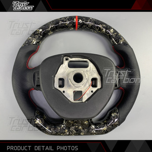 Volante in Fibra di Carbonio LED con Fiocchi d'Oro Personalizzato per Chevrolet <span class=keywords><strong>Corvette</strong></span> C7 Z06 Z51 ZR1 Coupé Cabriolet Grand Sport Camaro - Product Image 5
