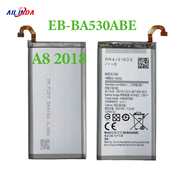 Original Capacity Mobile Phone Battery EB-BA530ABE for SAMSUNG GALAXY A8 2018 Digital Batteries