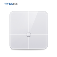 TRANSTEK Fournisseur d'usine Échelle cachée LED Affichage électrique Analyseur de composition corporelle Échelle saine Bluetooth Balance de graisse corporelle