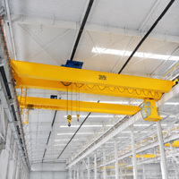 Pont roulant à double poutre de 20 tonnes, norme européenne, avec chariot à treuil électrique à réponse rapide pour usine