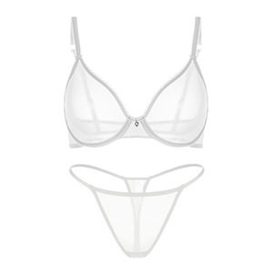 Áo ngực ren trong suốt thong phù hợp với Châu Âu và Hoa Kỳ siêu mỏng mô hình quan điểm cám dỗ áo ngực thoải mái - Product Image 2