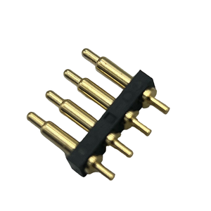 Connettore a perno SMT Pogo placcato in oro ad alta precisione con saldatura personalizzata connettore a molla pastella maschio Pogo <span class=keywords><strong>Pin</strong></span> - Product Image 4