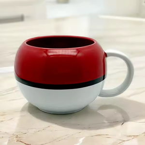 Creative Cartoon <b>Ceramic</b> <b>Cup</b> Elf Ball Water <b>Cup</b> With Lids High Color Value Coffee Mug for Tea & Drinks Gift - Product Image 4