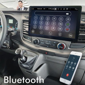 10.1 pouces Android 13 écran voiture lecteur vidéo multimédia pour <span class=keywords><strong>Ford</strong></span> <span class=keywords><strong>Transit</strong></span> personnalisé Van <span class=keywords><strong>2020</strong></span> GPS Radio Autoradio Carplay Navigation - Product Image 3
