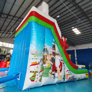 Outdoor large jumper bounce house toboggan gonflable inflatable christmas slide for kids - Product Image 6