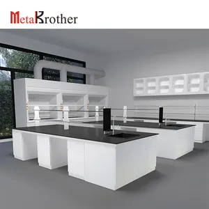 Produsen Workbench Laboratorium Semua Baja Desain Baru Lab Workstation untuk Lab dengan Indtallation dan Sales