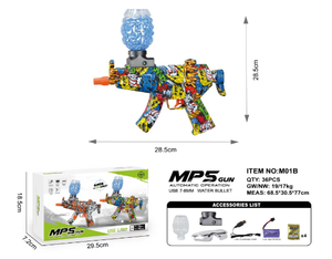 Pistolet à eau électrique MP5 M01B en plastique, jouet d'extérieur unisexe, jeu aquatique pour enfants - Product Image 1