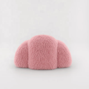 Nordic Ins Simple Couch Luxury love Seat Teddy Fabric Sheep Skin Sofa <strong>Chair</strong> Furry pink Couch Fur Shaggy Fluffy Living Room Sofa - Product Image 2