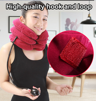 Collier réglable dispositif de Traction cervicale cou gonflable civière cou et épaule soulagement de la douleur oreiller