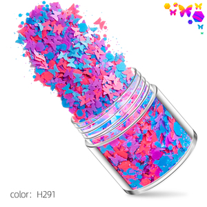 2021 nouveau papillon fluorescent scintillant papillon néon scintille pour le jour de Noël - Product Image 2
