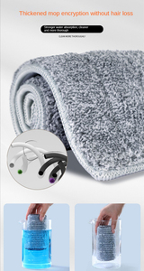 Artefact de nettoyage 360 vadrouille en <span class=keywords><strong>microfibre</strong></span>, essuie-glace magique à fond plat, chiffon de remplacement amovible pour nettoyer l'hygiène domestique - Product Image 5