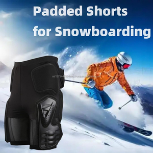 Pantalones Cortos Acolchados con Protección 3D para Glúteos, Protección contra Impactos para Snowboard, Protección para Cadera, Glúteos y Coxis para Esquí, Patinaje y Ciclismo - Product Image 4