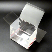 RPET givré écologique personnalisé PP PVC boîte cadeau rectangulaire en plastique marquages clairs pour tasse boîte d'emballage