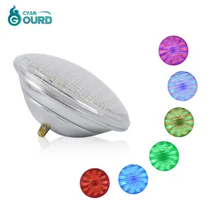 Remote Control Submersible Under Water Ip68 Waterproof Rgb 12v Par Underwater Led Swimming Pool Light