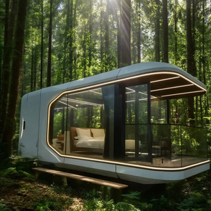 Soluzione Mobile di Tendenza: Casa Capsula Prefabbricata per Esterni, Ufficio Mobile e Negozio Container per Uso Residenziale e Commerciale - Product Image 1
