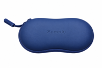 Étui rigide personnalisé en EVA pour lunettes de soleil avec logo imprimé, housse en cuir PU, fermeture éclair, protection pour lunettes, pochette de rangement