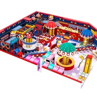 Niedliches Baby-Süßigkeiten-Thema Kinder-Vergnügungspark Hüpfburg SoftPlay Kommerzieller Indoor-Spielplatz Ausrüstung Bällebad 3-15 Jahre
