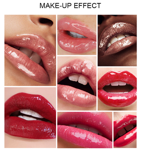 ลิปกลอสสีชมพูลิปกลอสลิปทาปากแบบวีแกนใสเพิ่มความชุ่มชื้นลิปกลอส - Product Image 5