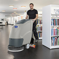 Nettoyeur de sols commercial automatique CleanHorse M10, 530 mm, monodisque, autoporté, pour le nettoyage des entrepôts