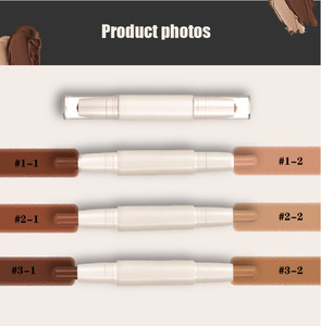 No Logo 3 Couleurs Double Tête Visage Corps Dissimuler <span class=keywords><strong>Correcteur</strong></span> Maquillage Surligneur <span class=keywords><strong>Correcteur</strong></span> Bâton - Product Image 4