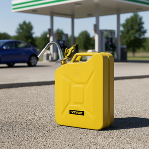 Bidón de Combustible de Acero Vevor de 20L con Boquilla Flexible para Autos y Camiones, Amarillo - Product Image 2