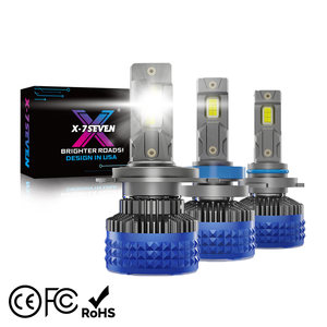 X-7SEVEN Prix d'usine 140W 25000LM Ampoule de phare LED haute puissance 12V Système Canbus Phare LED pour kit de mise à niveau de l'éclairage automobile - Product Image 1