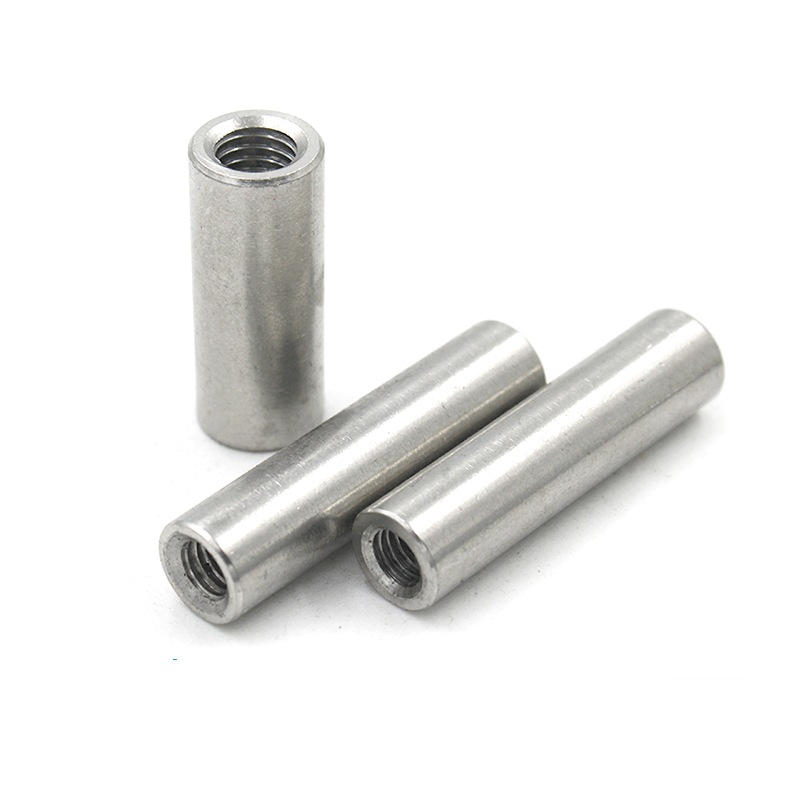 304 из нержавеющей стали цилиндрический удлиненная гайка M3-M16 удлиненный Круглый гаечное соединение гайка