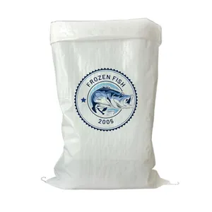 High Quality Polypropylene Bag For Frozen Fish Custom Pp Woven Packing Sack For Sale
