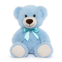 Grosir boneka beruang Teddy tujuh warna dengan pita sutra, mainan boneka beruang Teddy mewah lucu hadiah anak
