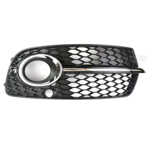 2 pièces Grille de protection de phare antibrouillard avant de voiture en maille noire brillante pour Audi Q5 S-Line SQ5 Sport 2013-2017 Accessoires de voiture - Product Image 6