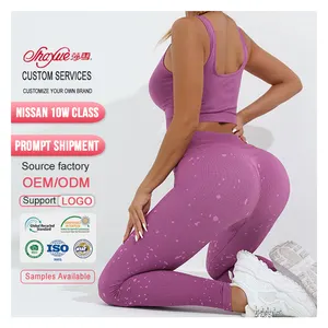 Obral 2024 Set 2 buah Bra berlipat Sensual Premium celana olahraga lari pantat Set Fitness Wanita