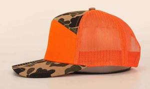 Custom Wholesale High Quality Ri 168 Trucker Hat Custom Mesh Gorras Woven Patch Logo Hunting <b>Cap</b> Outdoor <b>Camo</b> Snapback Hat - Product Image 6
