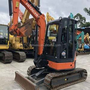 HITACHI Mini Digger d'occasion en bon état ZX30 Petite pelle sur chenilles d'occasion avec composants centraux Moteur et pompe - Product Image 4