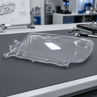 Cubierta de Lente de Faro Transparente Impresa en 3D Personalizada, Prototipo Rápido, Resina de PC Transparente, Pieza de Iluminación Automotriz, Bajo MOQ, OEM, ODM