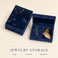 Boîte à bijoux de luxe personnalisée avec logo, emballage cadeau pour bijoux, vente en gros de colliers, boucles d'oreilles, bagues, boîtes cadeaux en velours