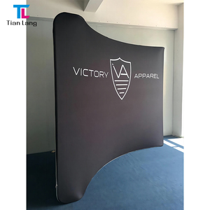 صبغ خلفية وسائط محمولة مخصصة طباعة التسامي خطوة كرر الشعار من أجل عرض المعارض - Product Image 6