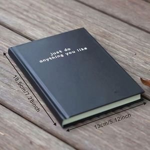 A5 Leather Hardcover Journal 100gsm <b>Thick</b> <b>Paper</b> Notebook with 100 Sheets for Writing Travel Business School - Product Image 2