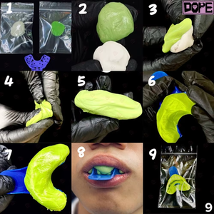 Hip hop grillz răng khảm thiết lập kết hợp Kích thước đá GRA rapper grills Iced ra 925 Bạc vvs kim cương moissanite grillz - Product Image 5