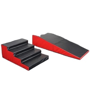 Sản xuất plyometric hộp có thể gập lại thể dục bước và độ dốc Pad handstand đi bộ đoạn đường nối phía sau lật hỗ trợ đào tạo Mat cho bán buôn - Product Image 5