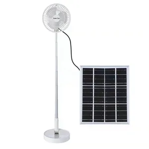Küçük güneş masa fanı Usb soğutma elektrik ayakta şarj edilebilir taşınabilir Mini masa fanlar katlanabilir Fan T8