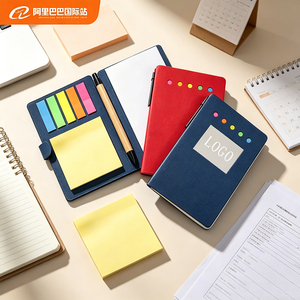 Custom Logo Printed <b>Memo</b> <b>Pad</b> Book with Pen and Sticky Notes Colorful Design for Office Use - Product Image 6