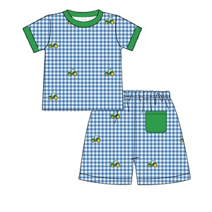 Ropa Infantil con Estampado de Tractor, Ropa para Niños, Mono de Punto con Cierre para Bebés Niñas - Product Image 3