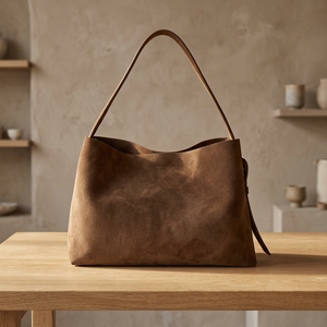 Sac à main pour femme BS INTERNATIONAL en cuir véritable noir à 100 %, fermeture à glissière, léger, imperméable, antivol - Product Image 3